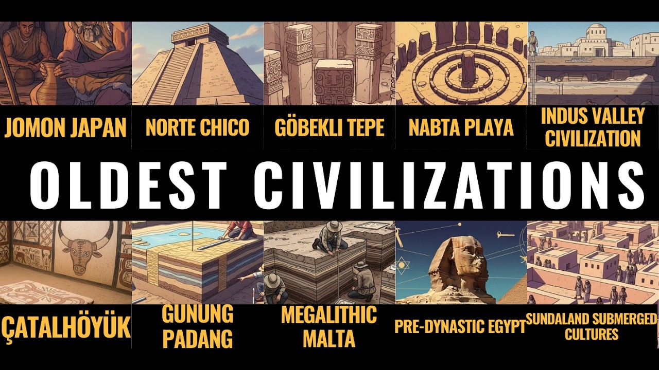 10 Most Ancient Civilizations That Suggests HumanIty Is Far Older Than We Think