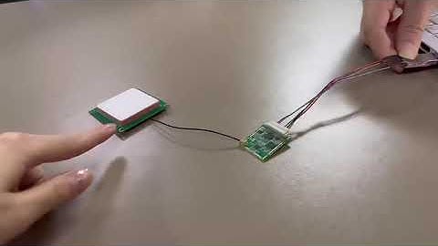 0-2m reading distance testing uhf rfid module JT-M2320 from SPEEDWORK