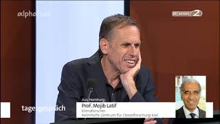 Kontroverse Diskussion zum Klimawandel im BR Tagesgespräch mit Klimaforscher Mojib Latif am 3.8.2018