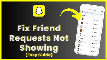 How to Fix Friend Request Not Showing on Snapchat !