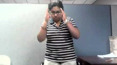 American Sign Language 201 (12761) Lesson 12: Chapter 24 Assignment