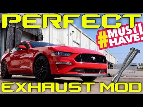 2018-2019 Mustang GT X-Pipe 설치 가이드 (액티브 배기 포함)