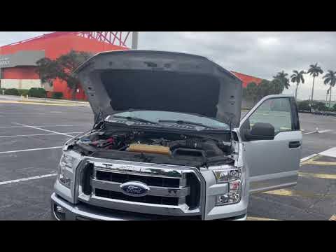 Ford F-150 How to OPEN RELEASE HOOD! LOCATE/POP LATCH! (QUICK & EASY
