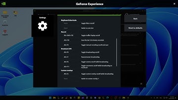How to Change Keybinds in NVIDIA GeForce Experience - Keyboard Shortcuts