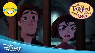 Cassandra v. Eugene | Tangled | Disney Channel - Clip