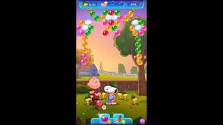 Snoopy Pop Bubble Shooter Level 43 by Jam City Gameplay screenshot 5