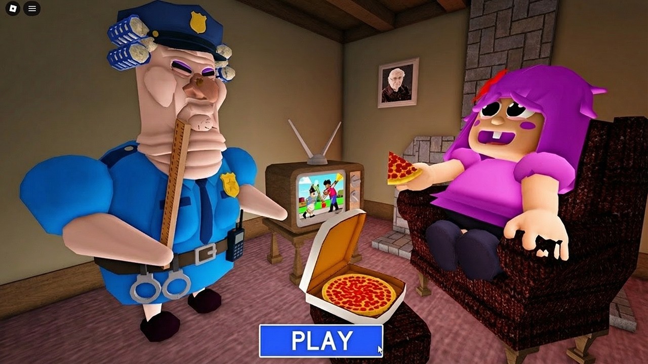 POLLY Escapar de LA ABUELA GRUÑONA - OBBY Juego completo en Roblox!