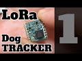 Early days development of a LoRa dog tracker