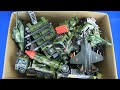 Box of Military Vehicles Toys ! Military Trucks,Airplanes,Ships,Tank,Rocket Launcher l Army Toys