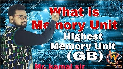 What is "MEMORY UNIT" in hindi \\kamal sir and ayub khan