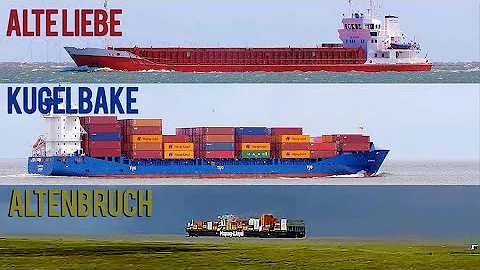 3 Hours of Ship Spotting in Cuxhaven | Alte Liebe, Altenbruch & Kugelbake in 4K
