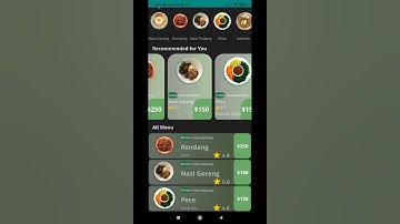 Food Ordering Android App - Example