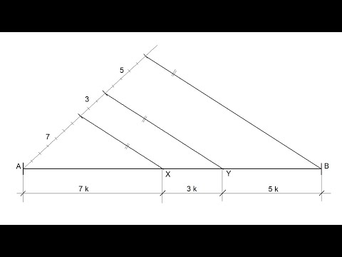 Vídeo: Com es divideix un segment en una proporció?
