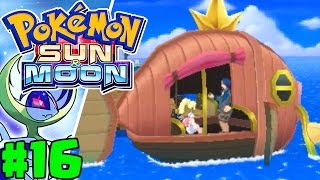 Giant Magikarp Boat! | Pokémon Sun & Moon Gameplay Walkthrough Episode 16 (Nintendo 3DS)