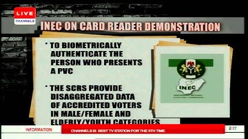 Nigeria 2015: Still On The Issue Of Card Reader For 2015 Polls pt 1
