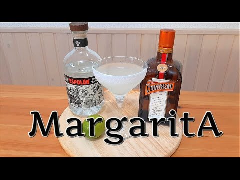 Классическая Маргарита рецепт коктейля с текилой, Classic Margarita cocktail recipe with tequila
