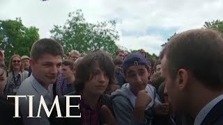 Watch Emmanuel Macron Scold French Teen For Calling Him 'Manu:' 'Call Me Mr. President' | TIME