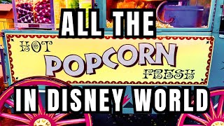 Explore Every Popcorn Stand In Disney World! Take On The 4 Park Challenge On National Popcorn Day!