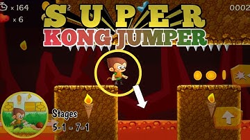 Super Kong Jumper - Gameplay Walkthrough Stages 5-1 - 7-1 l (Android,IOS) #superkongjumper #gamplay