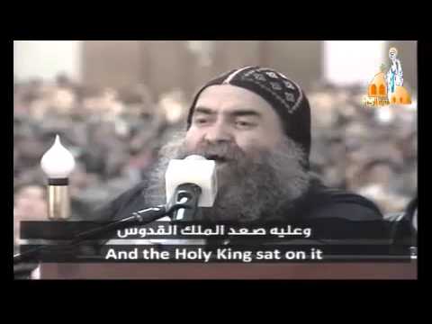 مديحة العليقة بتسبحة كيهك الانبا يوأنس من كنيسة العذراء مريم بالزيتون بتاريخ 23 12 2015