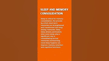 Unlocking Memory Power: How Sleep Consolidates Our Memories #psychology #sleep #memory #brain