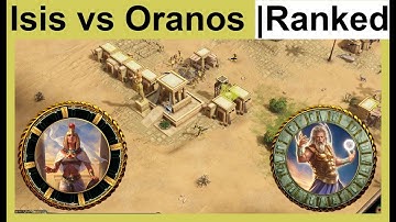 Isis vs Oranos | 1v1 Ranked | Age of Mythology Retold