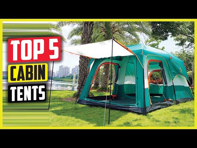 KTT Extra Large Tent 12 Person(Style-B),Family Cabin Tents,2 Rooms,Straight  Wall