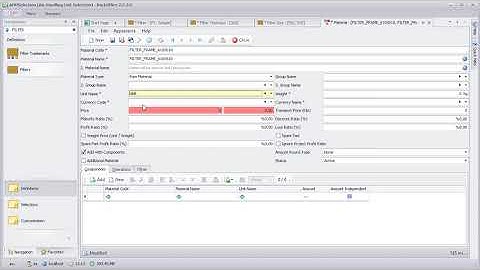 AHU Selection - (Air Handling Unit Selection) - Defining Filter
