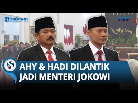 🔴BREAKING NEWS - Presiden Jokowi Lantik AHY &amp; Hadi Tjahjanto Jadi Menteri di Kabinet Indonesia Maju