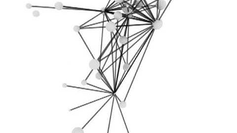 Particle Connect with Distance and Density Control example 01