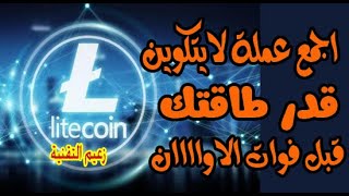 الربح من الانترنت : سارع باستغلال هذا الموقع لجمع عملة اللايتكوين بدون توقف