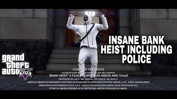 Most INSANE BANK HEIST Script With Police Ft. My GF In GTA 5 RP (FiveM) | GTA 5 Cinematic Film