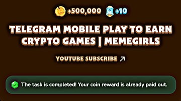 MemeFi Video Code Today | Telegram Mobile Play To Earn Crypto Games | MemeGirls YouTube Video Code