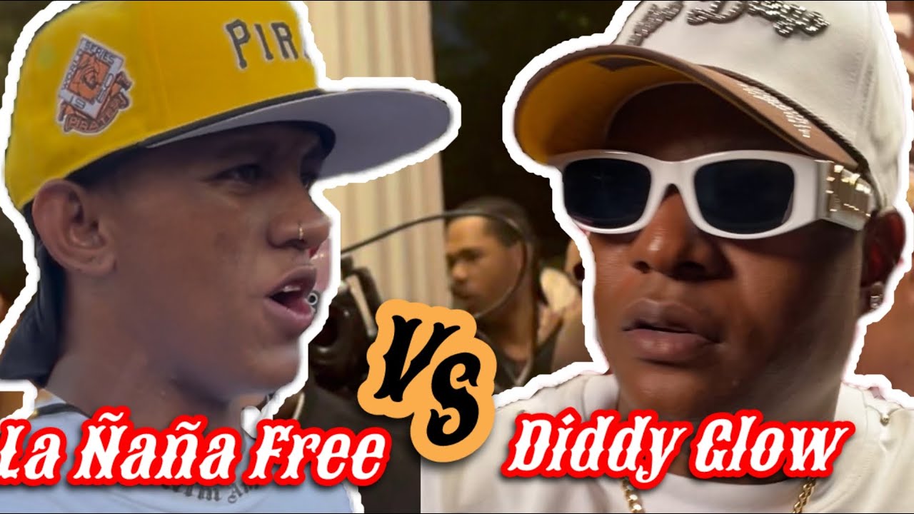 Diddy Glow 🆚 La Ñaña Free - El Encuentro Más épico freestyle 2025 Azua 
