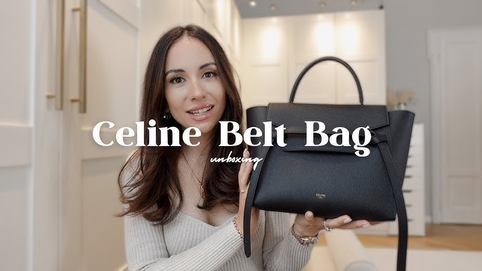 CELINE MICRO BELT BAG, 4-YEAR WEAR & TEAR, REVIEW, WHAT FITS, MOD SHOTS