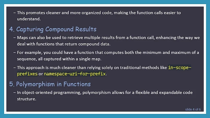 Understanding the Purpose of Maps in XPath 3.1