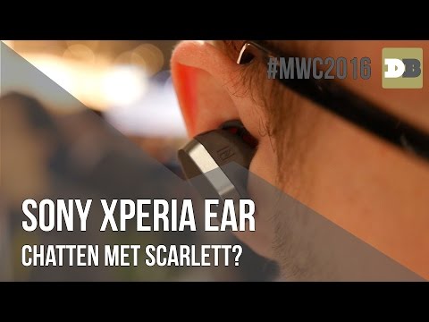 Sony Xperia Ear: chatten met Scarlett?  | Draadbreuk.nl