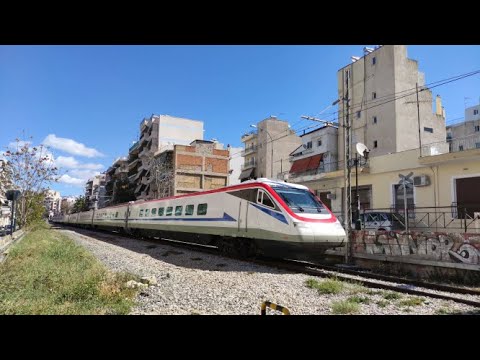 ETR 470 (Pendolino) in Dekelia, Sepolia and Athens Central Station! [4K 60FPS]