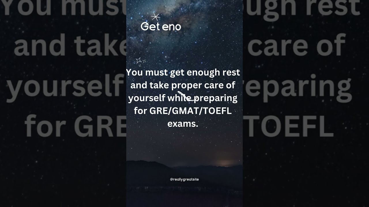 Preparing for your GRE/GMAT/TOEFL Exam: Strategies for Success