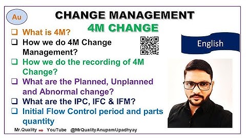 4M Change Management #4M #planned #unplanned #abnormal #retroactive  #suspected