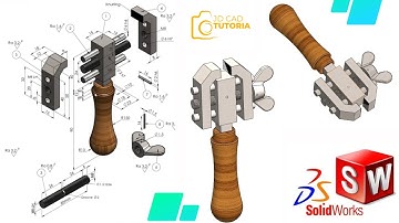 Hand vice Assembly Tutorial in Solidworks