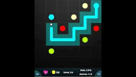 flow game facebook - basic pack level 36 Connect the dots