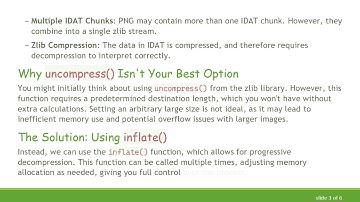 How to Decompress Zlib Bytes with Unknown Length in C: A Guide for PNG Readers