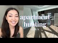 vlog | apartment hunting in dtla