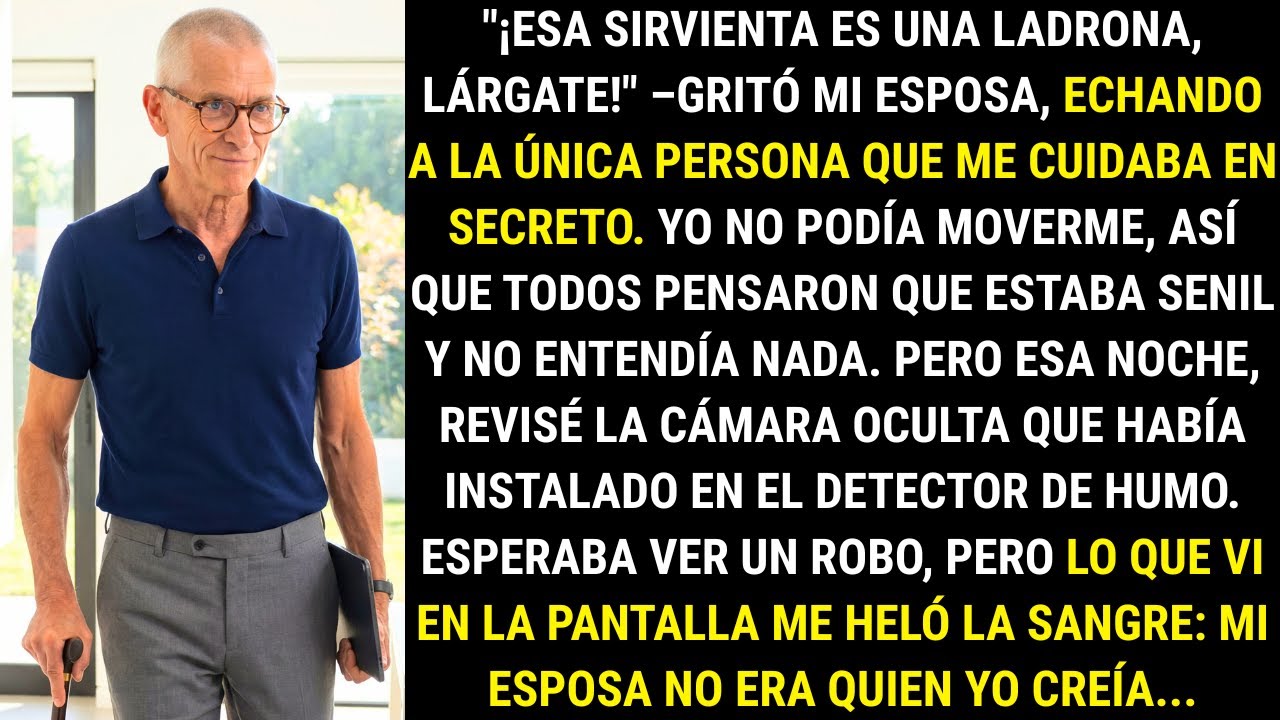 Mi Esposa Acusó A La Sirvienta De Robar Y La Echó. Puse Una Cámara, Y Lo Que Vi Me Heló La Sangre...