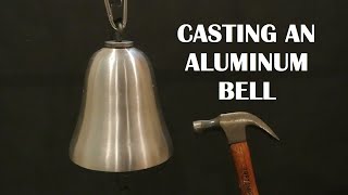 Bell Casting from Molten Aluminum - Metal Foundry