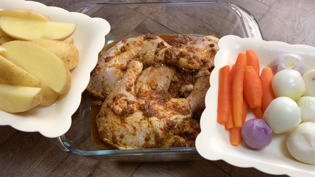 من لما جربت هذه الخلطة السحرية مابقى جرب غيرها وصارت ادمان الدجاج بالكيس مع وصفة رز وافكار للتقديم