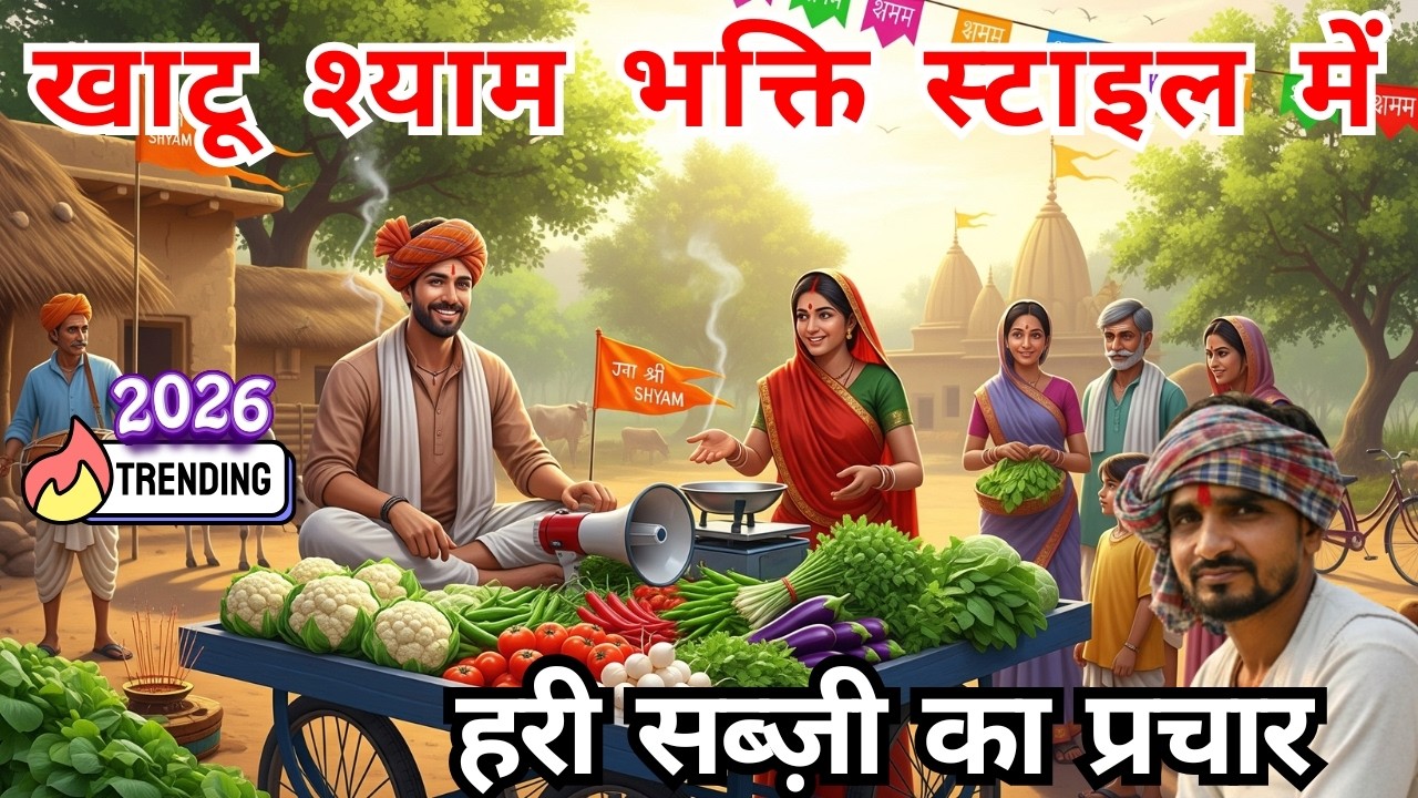 Sabji bechne ki recording ! हरी सब्ज़ी का प्रचार सब्जी प्रचार रिकॉर्डिंग ! khatu shyam bhajan mix