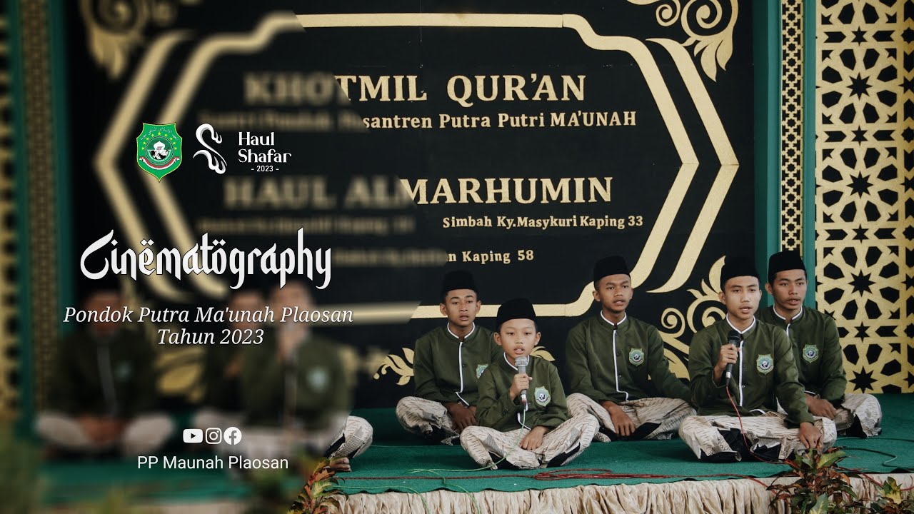 Cinematic Khotmil Qur'an Putra 2023 || PP. Ma'unah Plaosan Baledono III