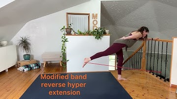 Modified band reverse hyperextension